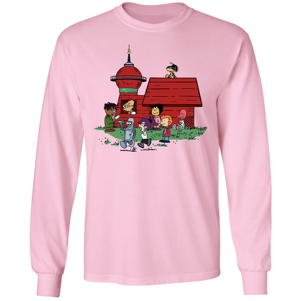 Long Sleeve T-Shirt - DMWMFJ19 - Light Pink - 3