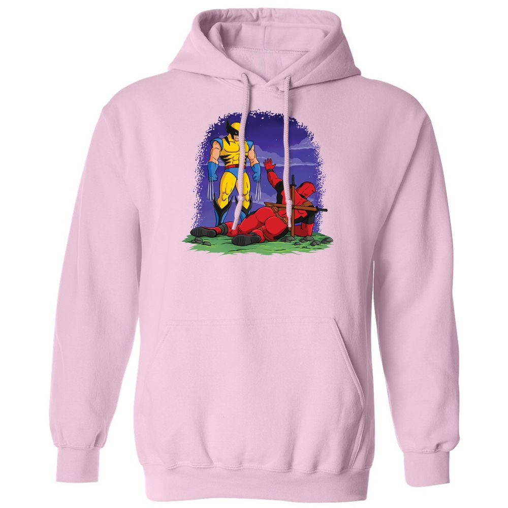 Classic Unisex Hoodie - YYZ77J87 - Light Pink - 3