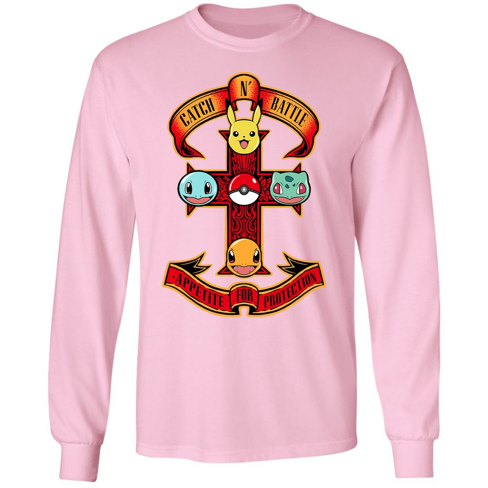 Long Sleeve T-Shirt - M3YL6STT - Light Pink - 3