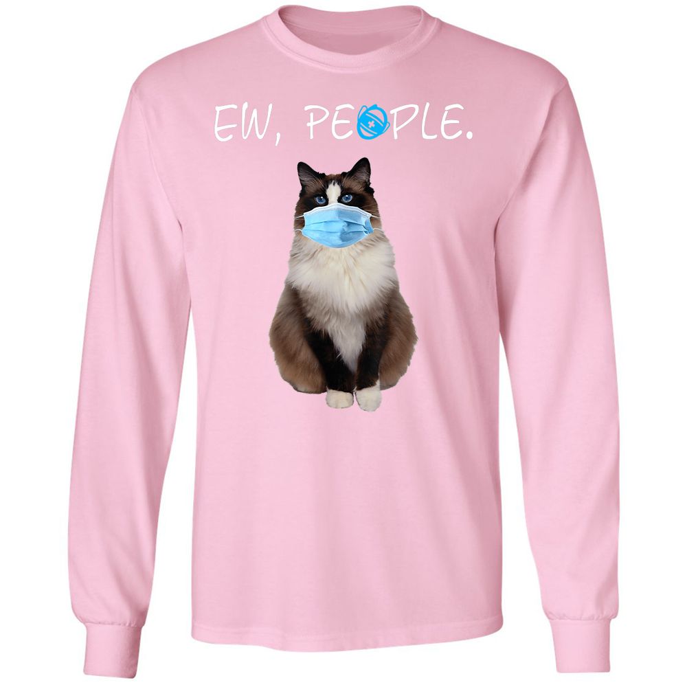 Long Sleeve T-Shirt - LG53FW15 - Light Pink - 3