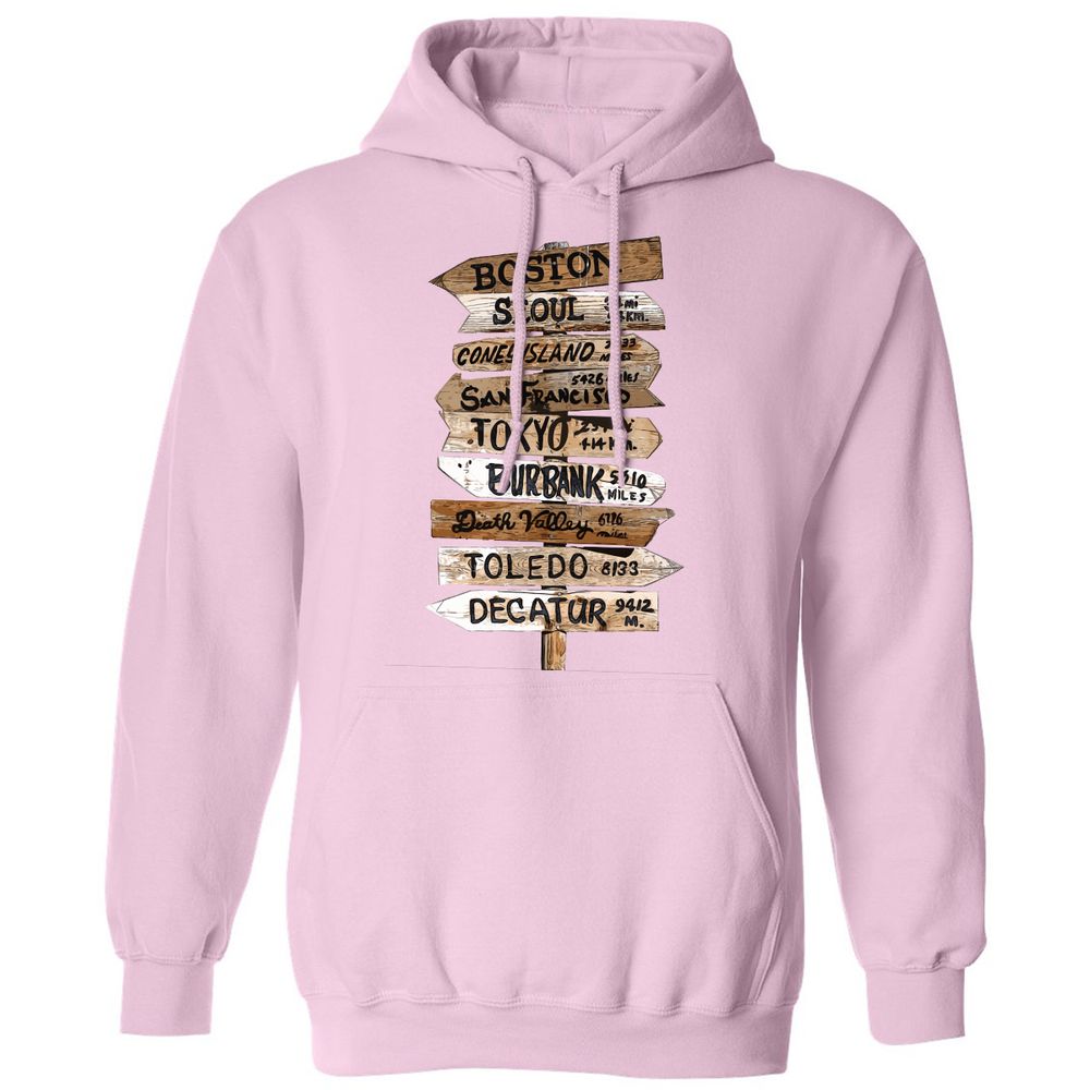 Classic Unisex Hoodie - 32E1SKSA - Light Pink - 3