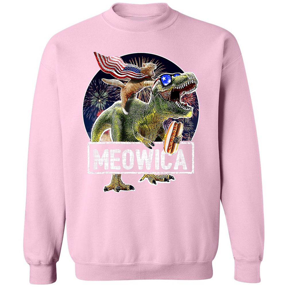 Classic Unisex Sweatshirt - MLB6BJZF - Light Pink - 3