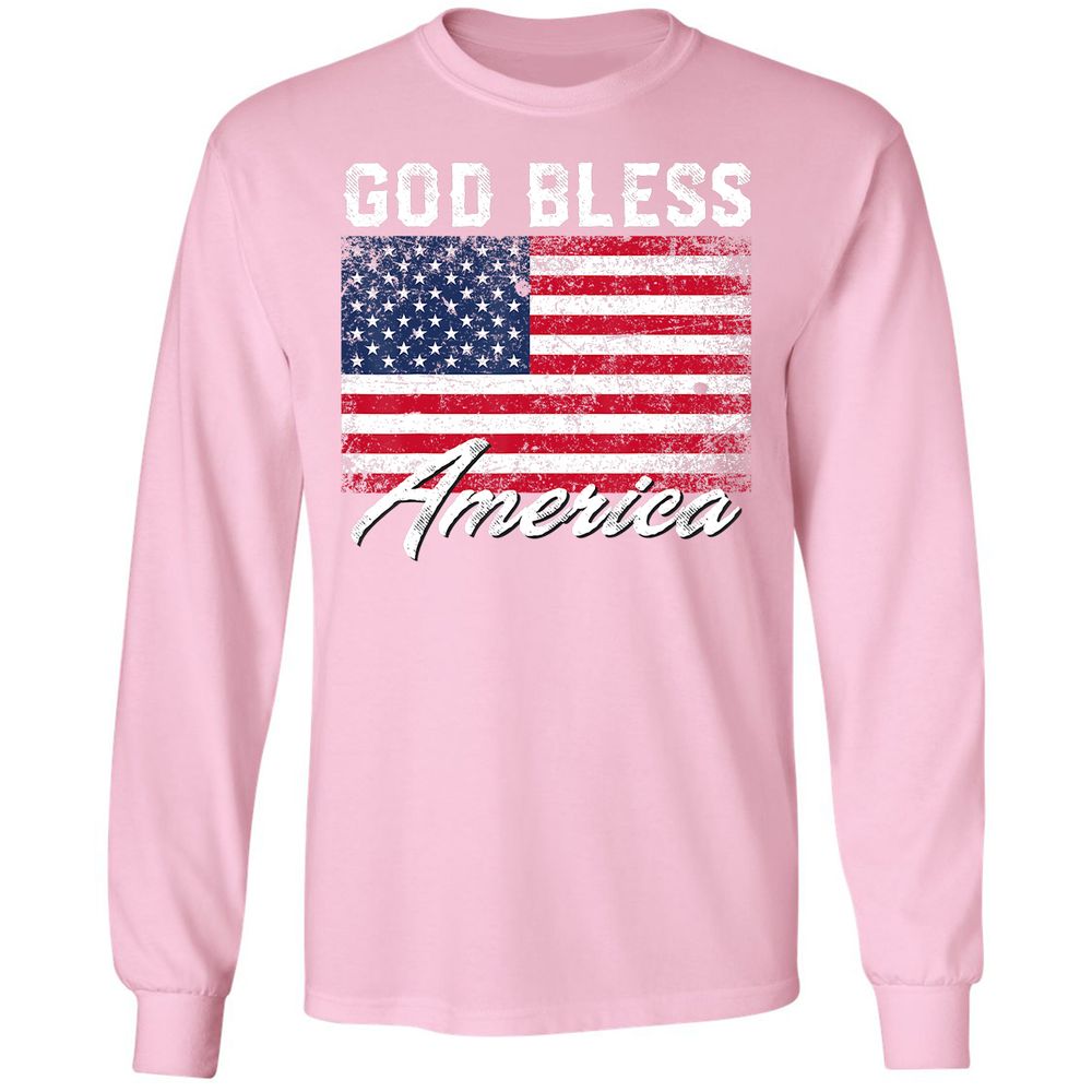 Long Sleeve T-Shirt - SLKJHLX5 - Light Pink - 3