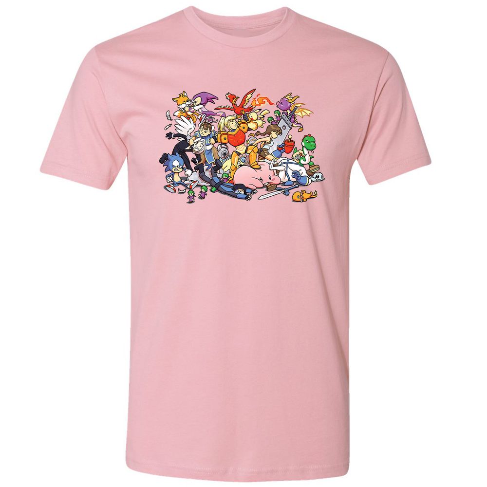 Premium Unisex T-Shirt - GQT9X8H1 - Light Pink - 3