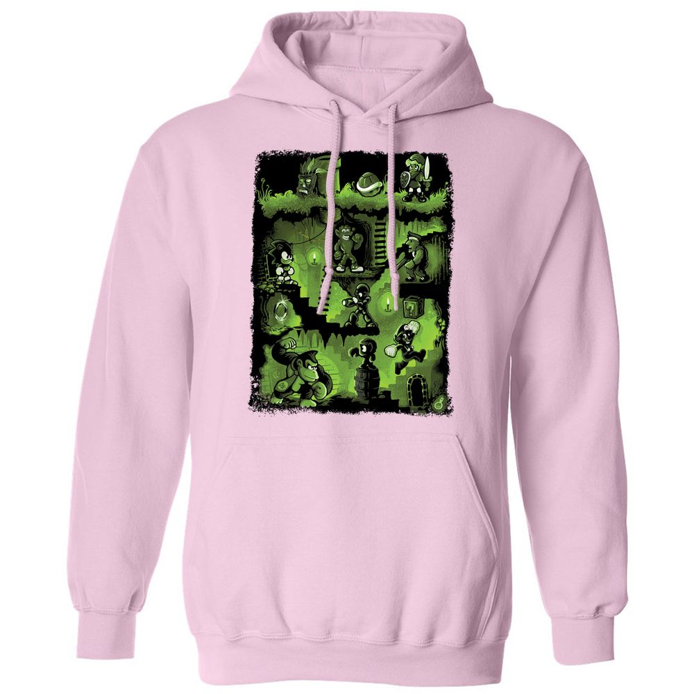 Classic Unisex Hoodie - YZVWK756 - Light Pink - 3