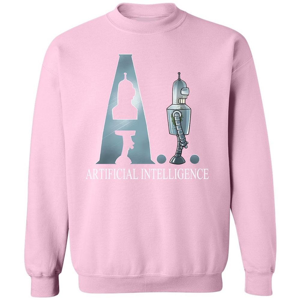 Classic Unisex Sweatshirt - A6AKZJAV - Light Pink - 3