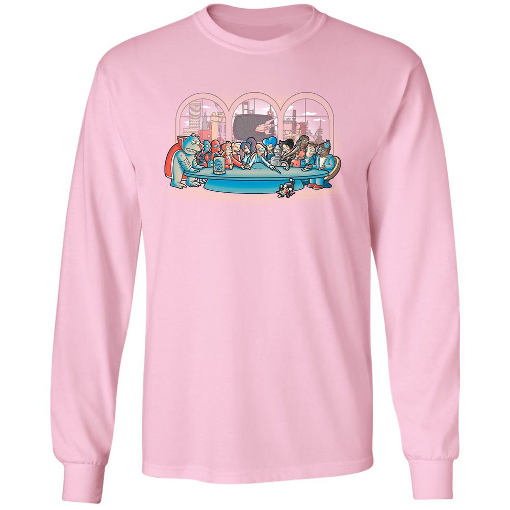 Long Sleeve T-Shirt - LAYJQ7C7 - Light Pink - 3