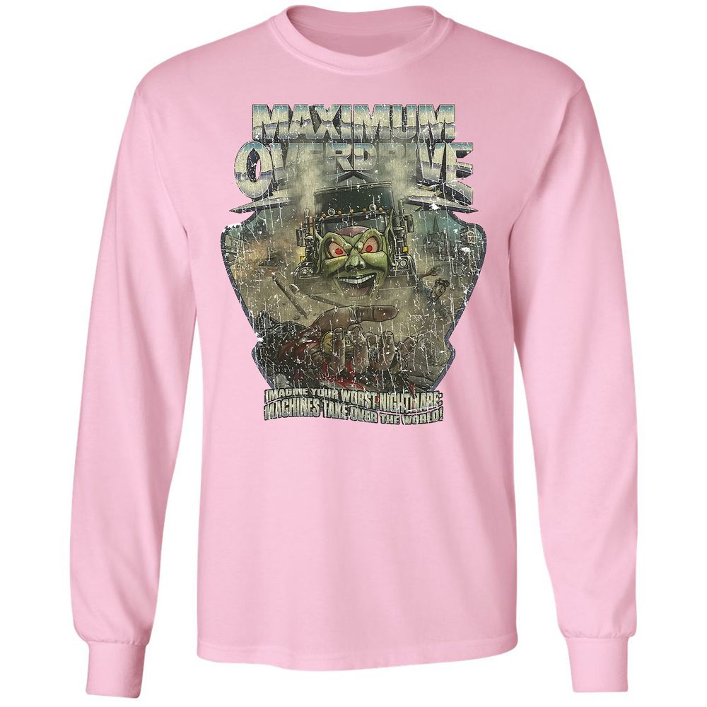 Long Sleeve T-Shirt - W4L3LU68 - Light Pink - 3