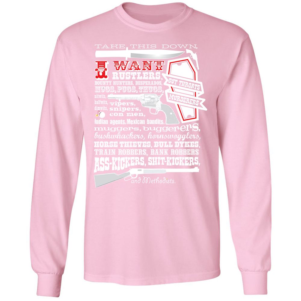 Long Sleeve T-Shirt - A19VDBN8 - Light Pink - 3