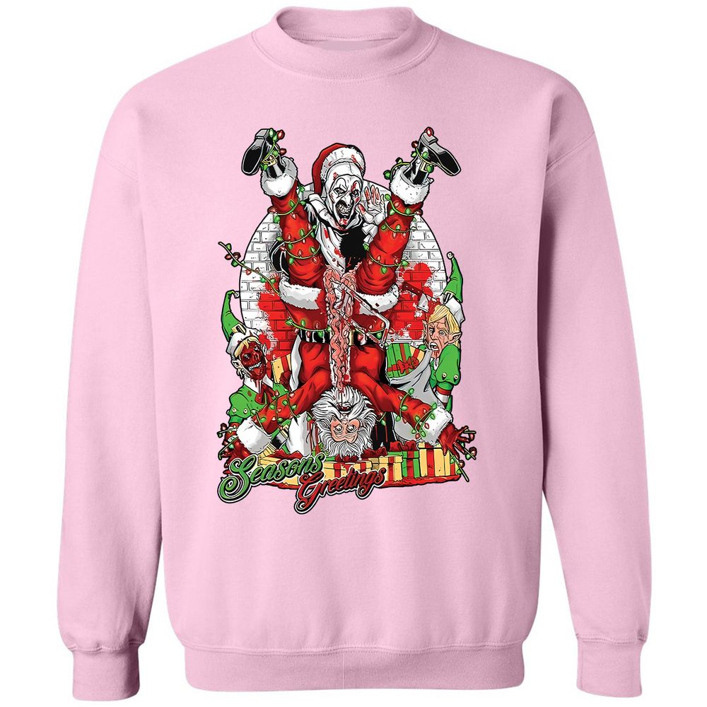 Seasons Greetings - Light Pink - 3