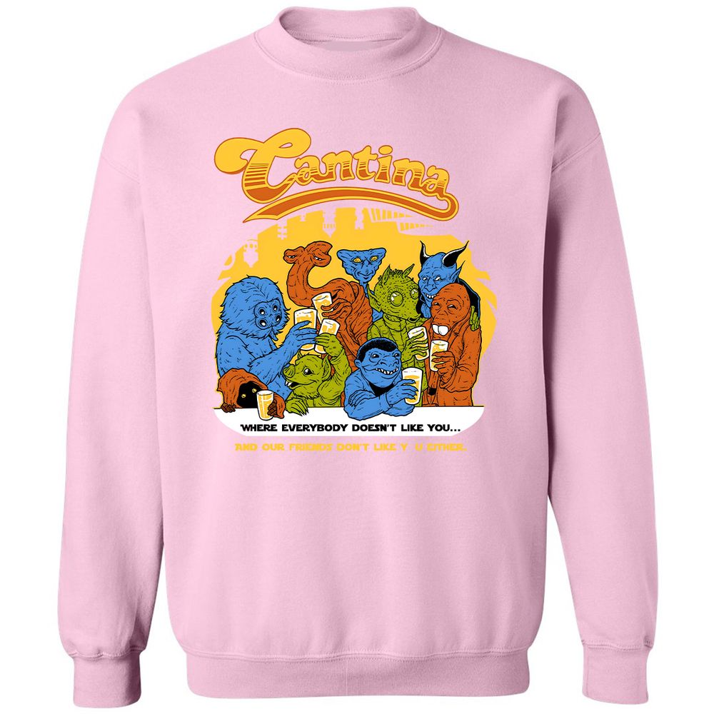 Classic Unisex Sweatshirt - V4DGV34Q - Light Pink - 3