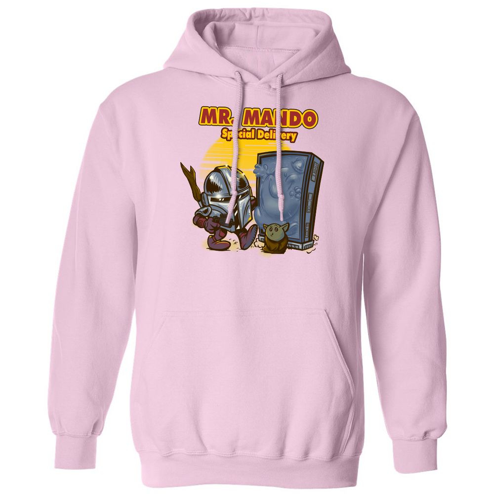 Classic Unisex Hoodie - YSURBPWN - Light Pink - 3