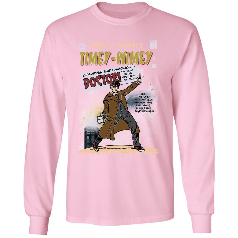 Long Sleeve T-Shirt - P63EXYNV - Light Pink - 3