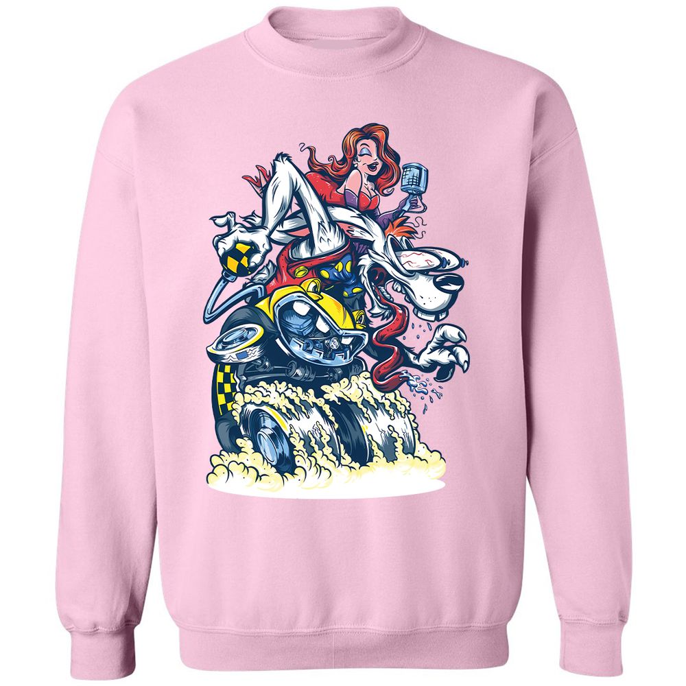 Classic Unisex Sweatshirt - LBFPJJ1R - Light Pink - 3