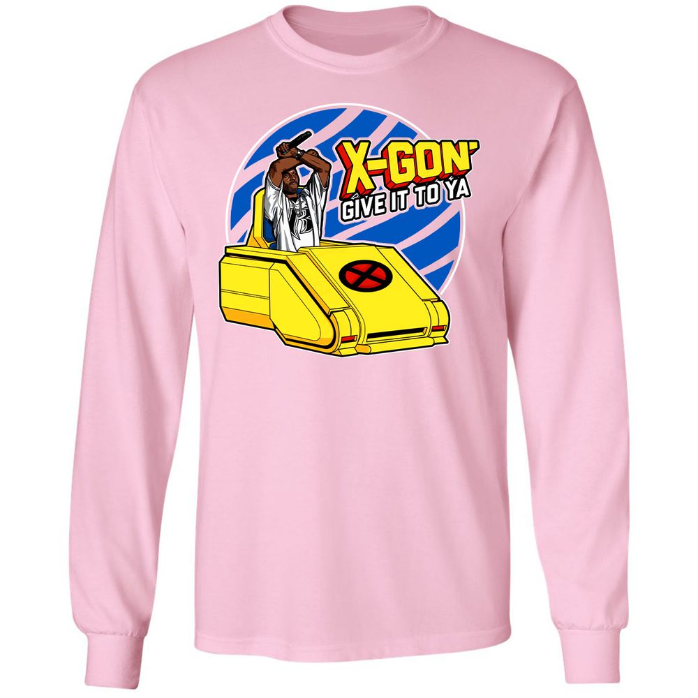 Long Sleeve T-Shirt - 6FUELULW - Light Pink - 3