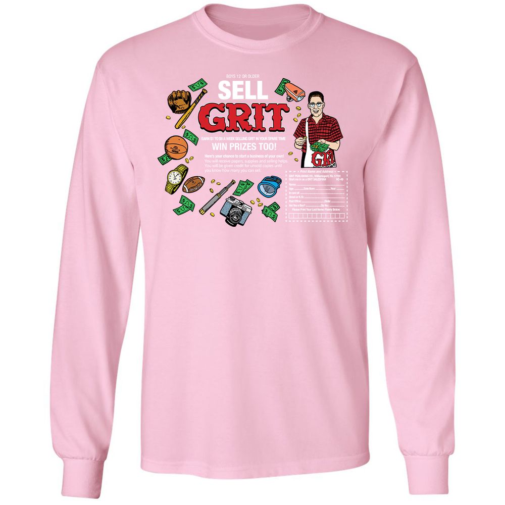 Long Sleeve T-Shirt - RLJCX3SD - Light Pink - 3