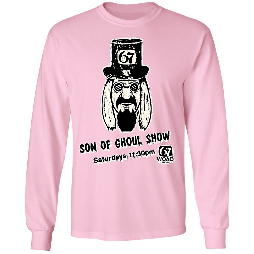 Long Sleeve T-Shirt - WUZLFRUF - Light Pink - 3