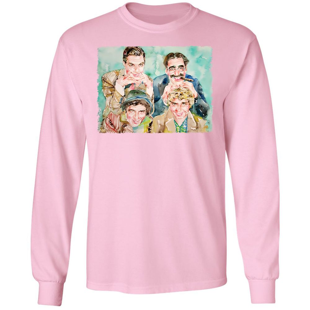 Long Sleeve T-Shirt - 7ZBRRSJX - Light Pink - 3