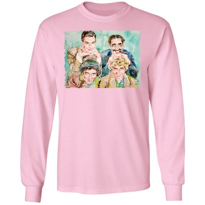 Long Sleeve T-Shirt - 7ZBRRSJX - Light Pink - 3