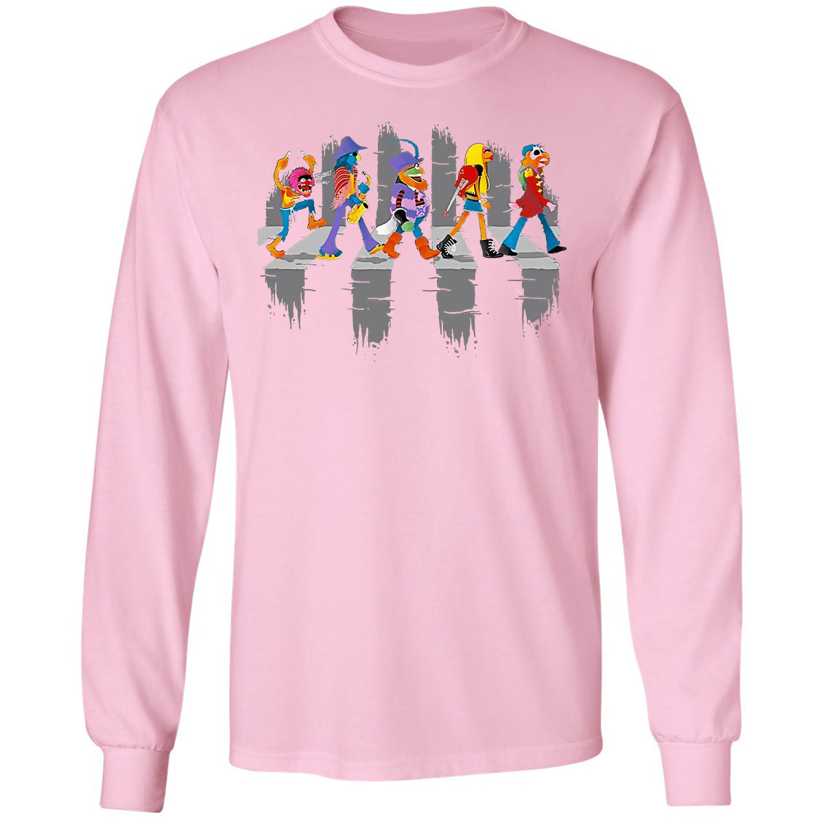 Long Sleeve T-Shirt - SRMFUGUP - Light Pink - 3