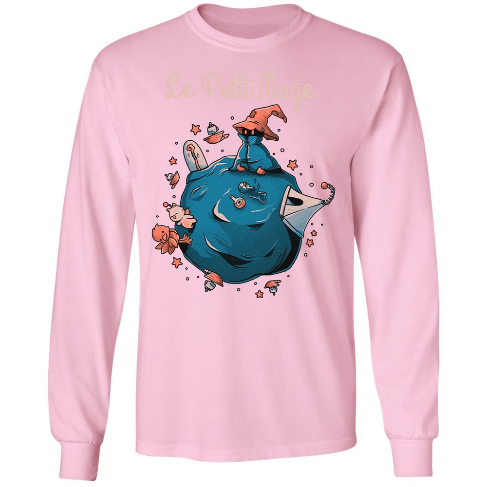 Long Sleeve T-Shirt - KYVP9TT8 - Light Pink - 3