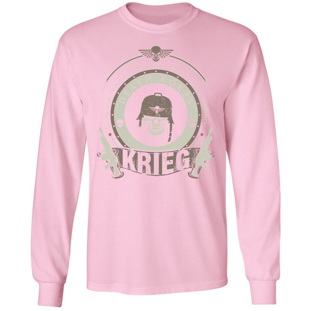 Long Sleeve T-Shirt - BWVGL7TS - Light Pink - 3