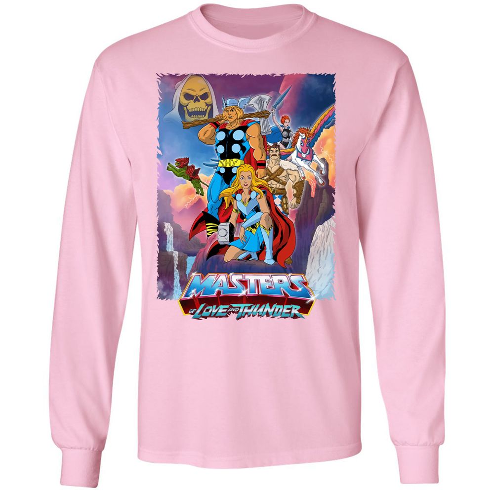 Long Sleeve T-Shirt - MLCZJL19 - Light Pink - 3