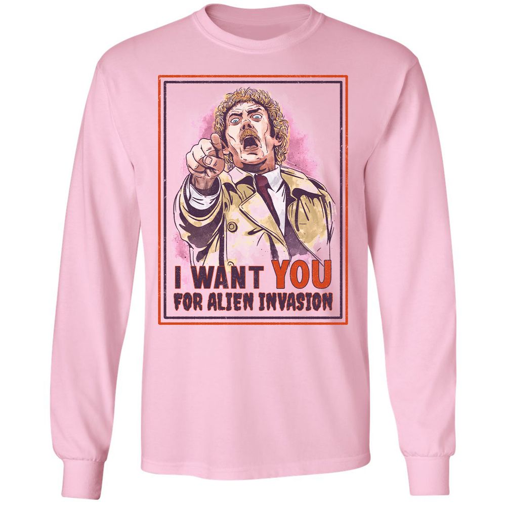 Long Sleeve T-Shirt - 4XFCPS8T - Light Pink - 3
