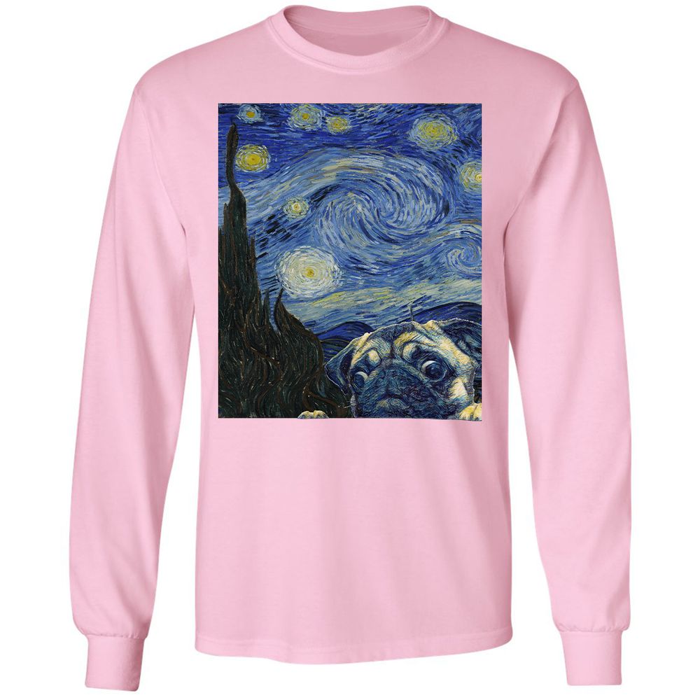 Long Sleeve T-Shirt - TD6ACWZH - Light Pink - 3