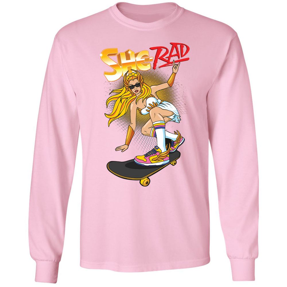 Long Sleeve T-Shirt - EPQV7EY6 - Light Pink - 3