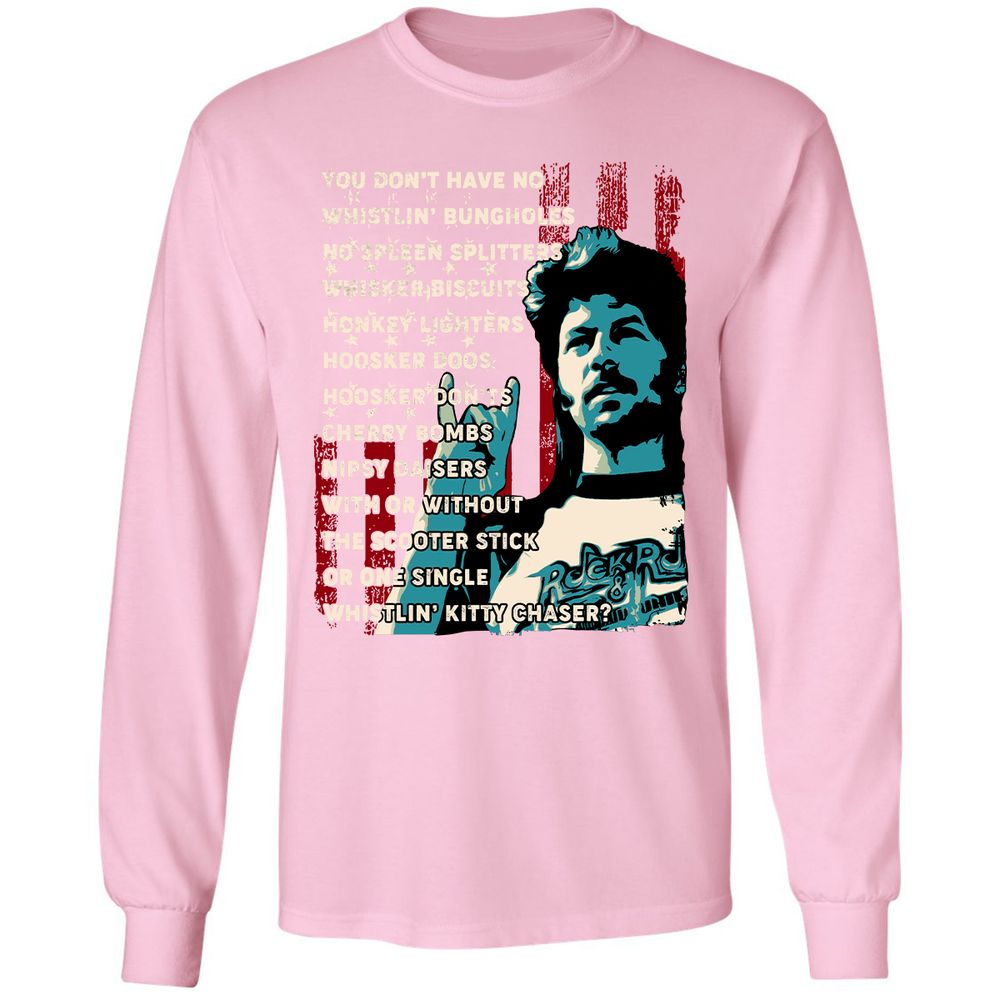 Long Sleeve T-Shirt - QZZZ8WFD - Light Pink - 3