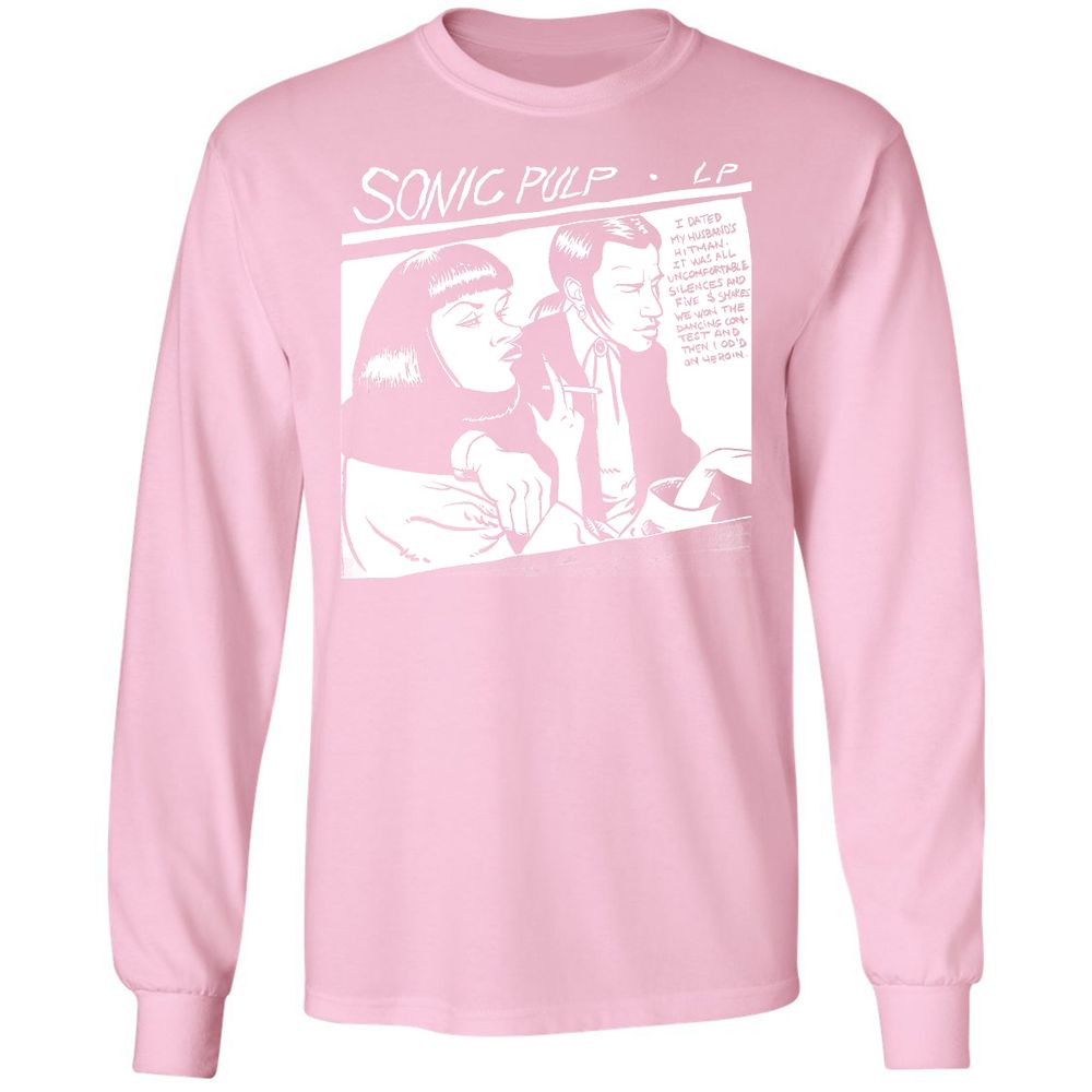 Long Sleeve T-Shirt - 445XDU2P - Light Pink - 3