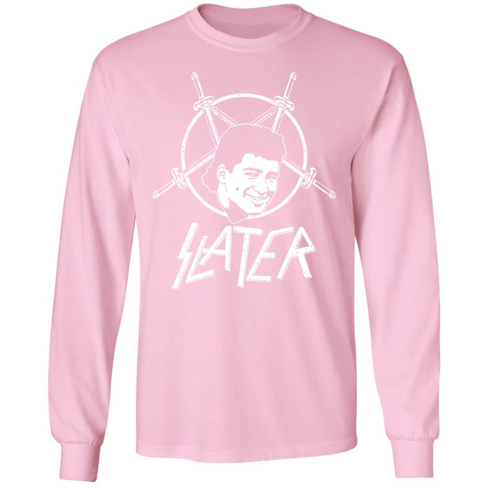 Long Sleeve T-Shirt - 3DK9YZAD - Light Pink - 3
