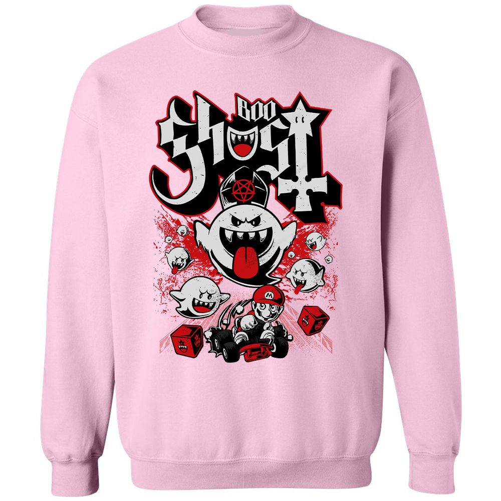 Classic Unisex Sweatshirt - B2Z74X3S - Light Pink - 3