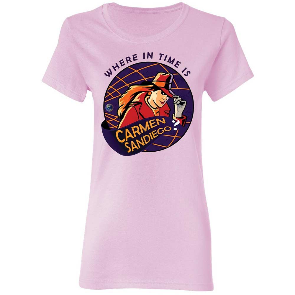 Where in Time Is Carmen Sandiego - Light Pink - 3