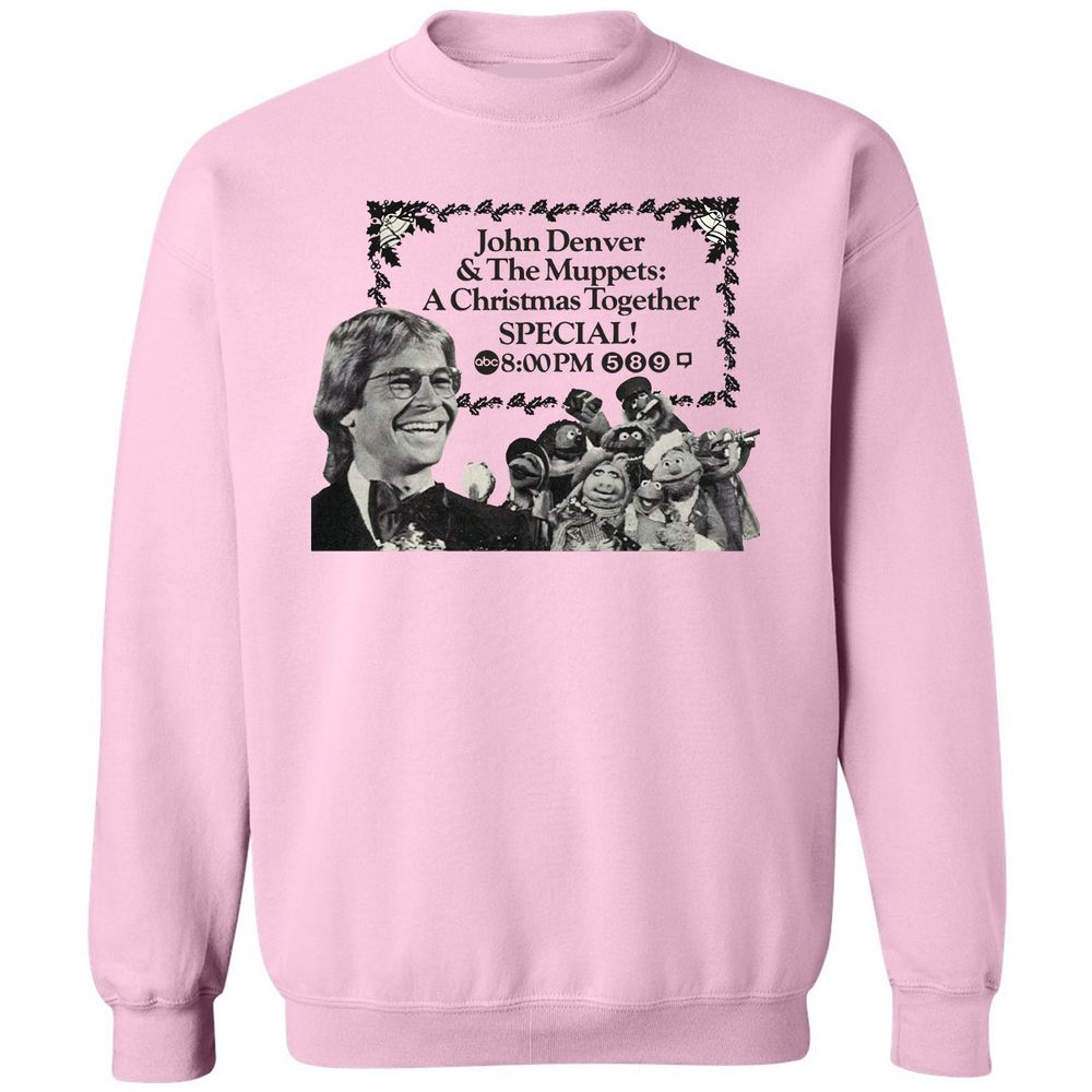 John Denver and Muppet - Light Pink - 3