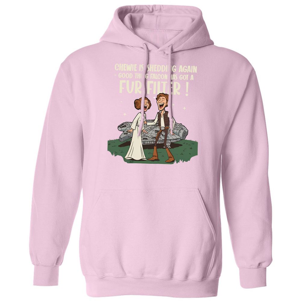 Classic Unisex Hoodie - XHMXC3V7 - Light Pink - 3