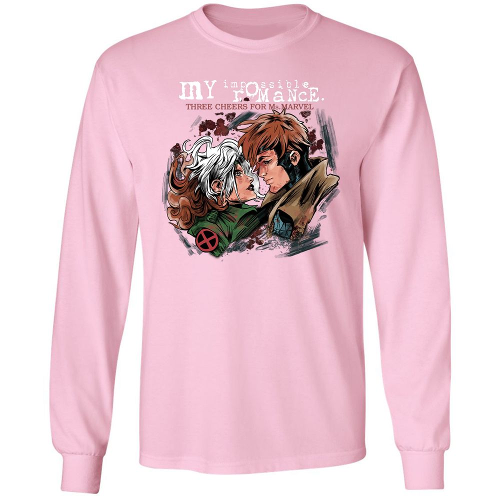 Long Sleeve T-Shirt - PSKEQJTZ - Light Pink - 3