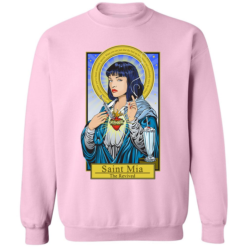 Classic Unisex Sweatshirt - Y8E346ZF - Light Pink - 3