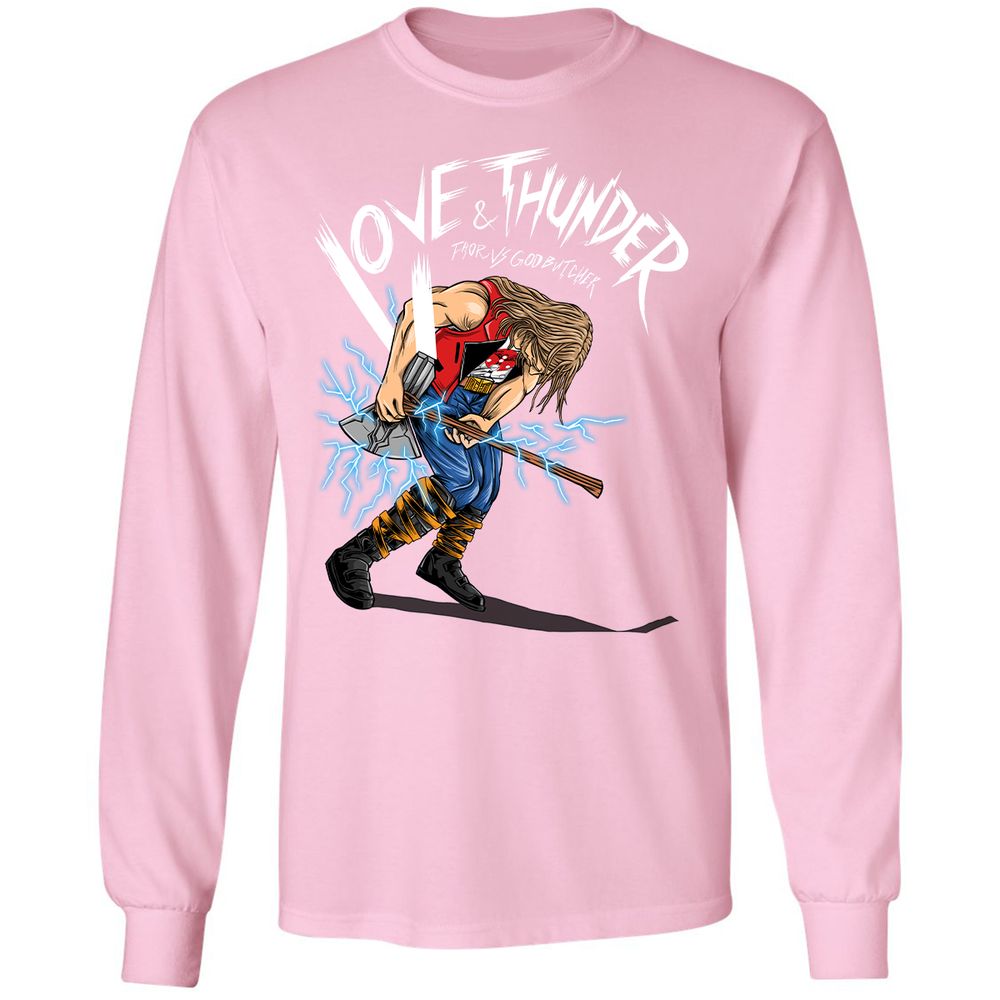 Long Sleeve T-Shirt - EPL7C2RC - Light Pink - 3