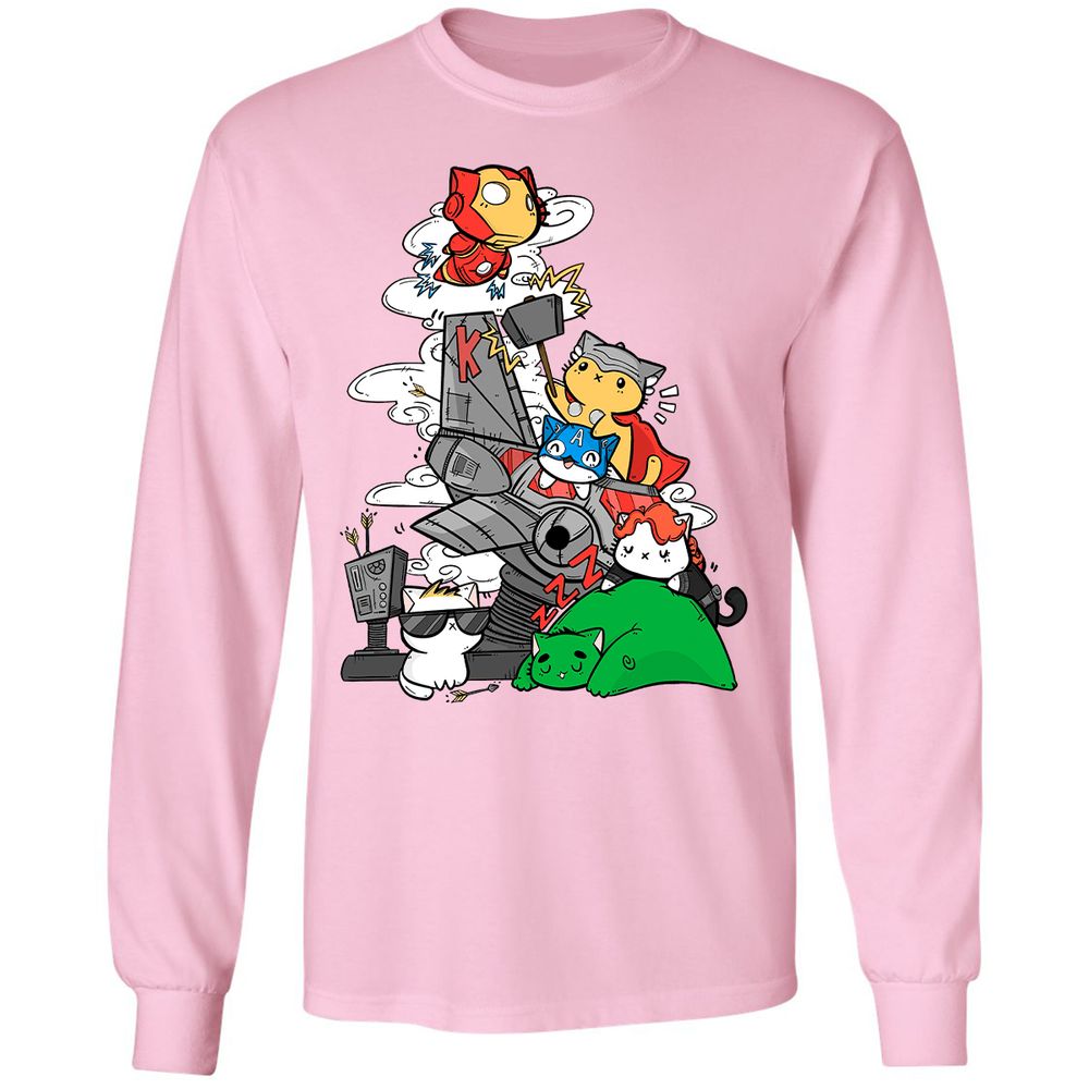 Long Sleeve T-Shirt - LZ19UXRB - Light Pink - 3