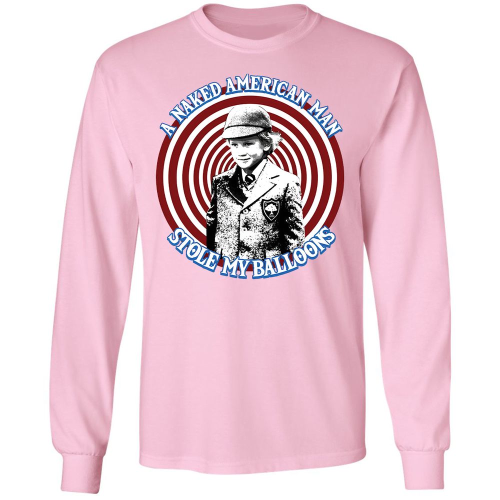 Long Sleeve T-Shirt - UBC7D3QC - Light Pink - 3