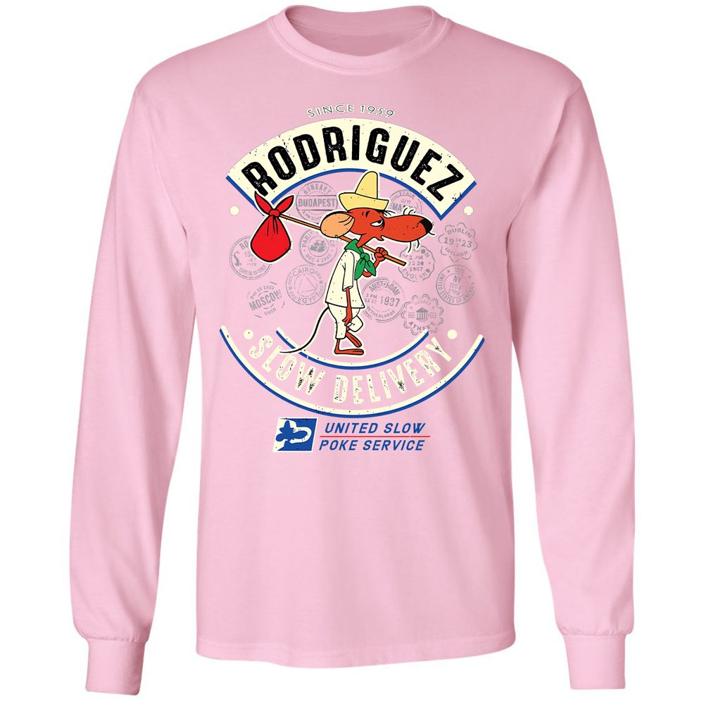 Long Sleeve T-Shirt - CSDZJ8GX - Light Pink - 3
