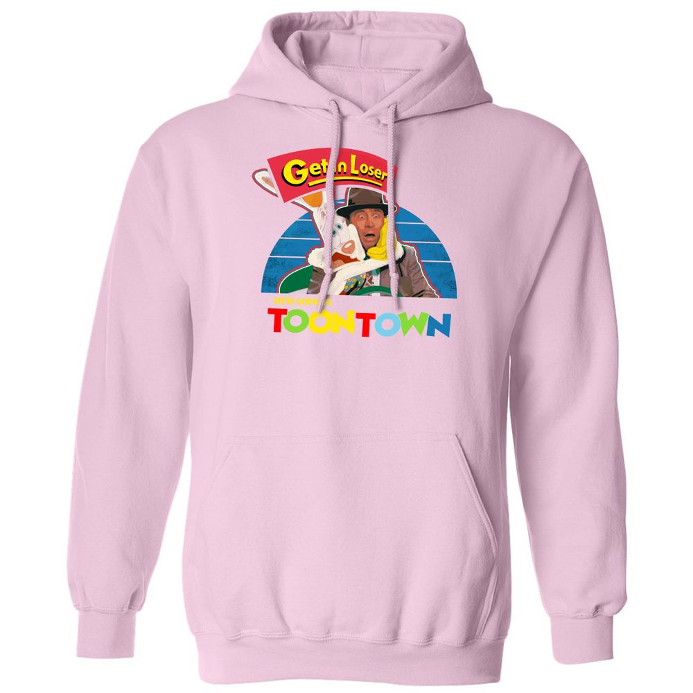 Classic Unisex Hoodie - QSCJLXMW - Light Pink - 3