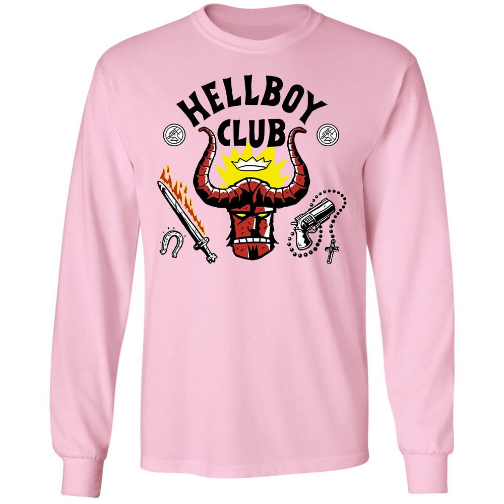 Long Sleeve T-Shirt - 4A4DVUDE - Light Pink - 3