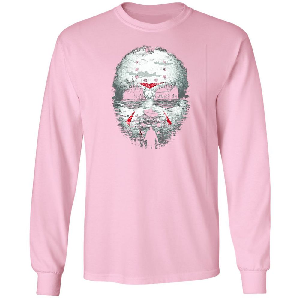 Long Sleeve T-Shirt - RK217JWG - Light Pink - 3