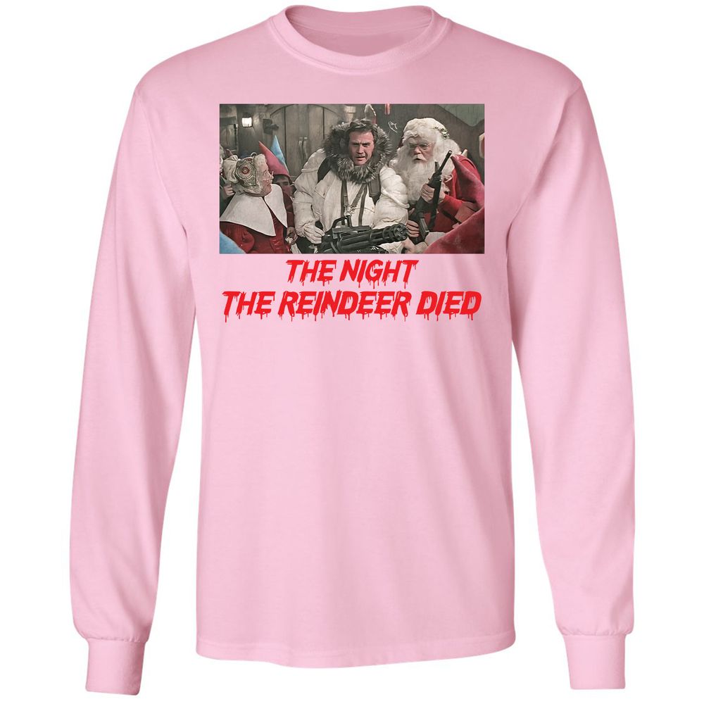 Long Sleeve T-Shirt - BPC7QUJS - Light Pink - 3