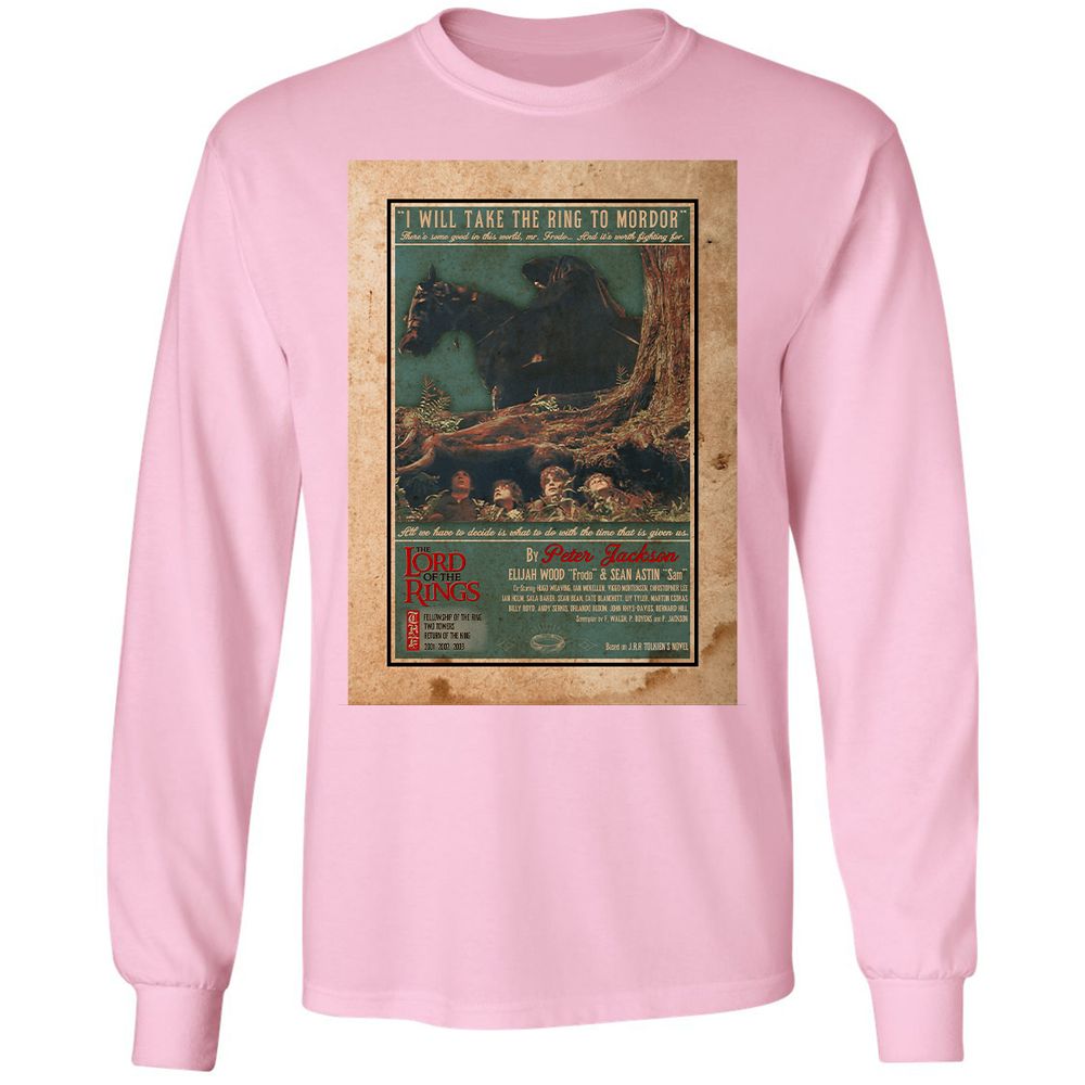 Long Sleeve T-Shirt - QXKLY3DP - Light Pink - 3