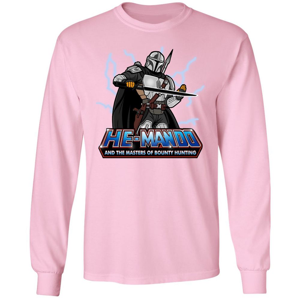 Long Sleeve T-Shirt - YFFERQR7 - Light Pink - 3