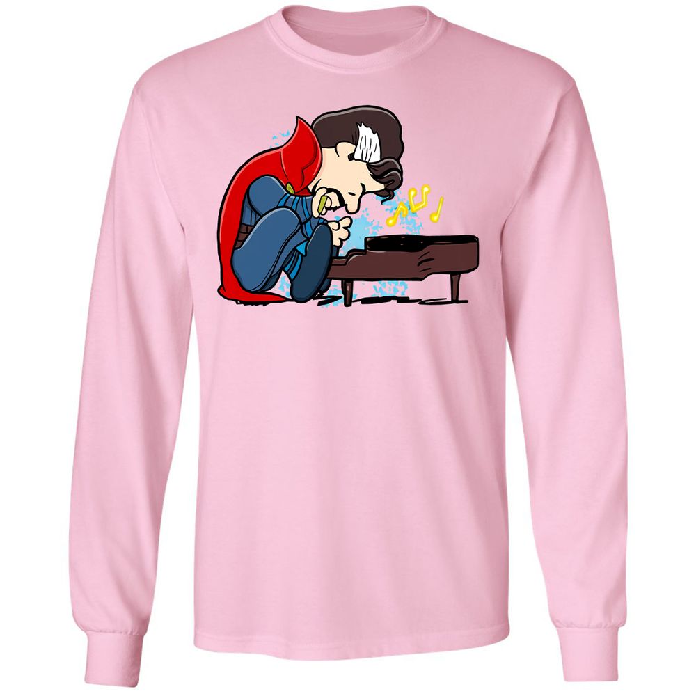 Long Sleeve T-Shirt - 5BGKLDXM - Light Pink - 3